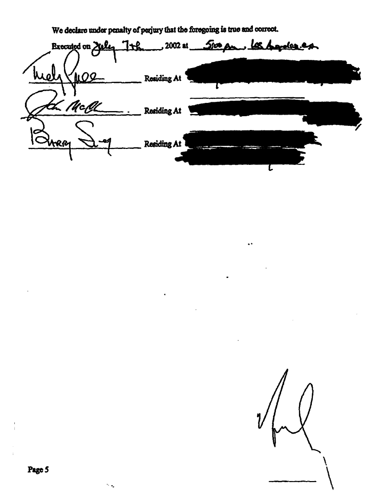Michael Jackson's Last Will and Testament page 5