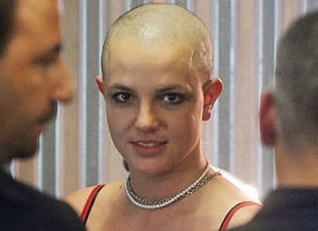 britney spears bald. Do ald men wash their hair