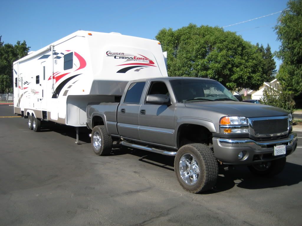 RV.Net Open Roads Forum: 5er guys with lifted trucks please step inside Towing Fifth Wheel With 4 Inch Lift
