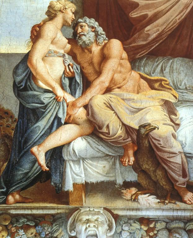 zeus and hera. Carracci Zeus and Hera