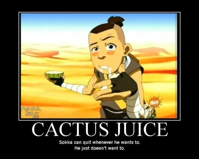 sokka on cactus juice