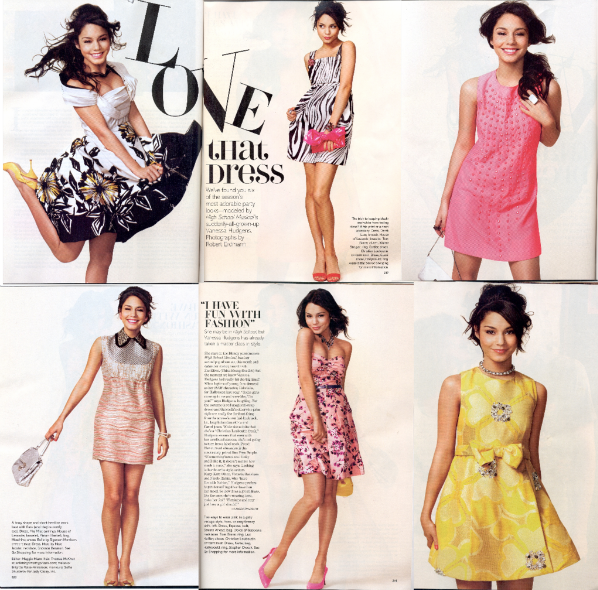 Vanessa Hudgens in Glamour Magazine