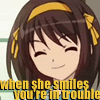 Smiling Haruhi Pictures, Images and Photos