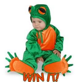 red eyed tree frog baby halloween infant costume endangered species