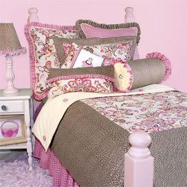 bohemian paisley pattern bedding cheetah print funky houndstooth pink brown beige
