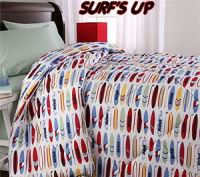boys surfboard surfing bedding set comforter quilt