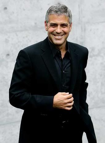 george clooney hair piece. Also with no need for hair to