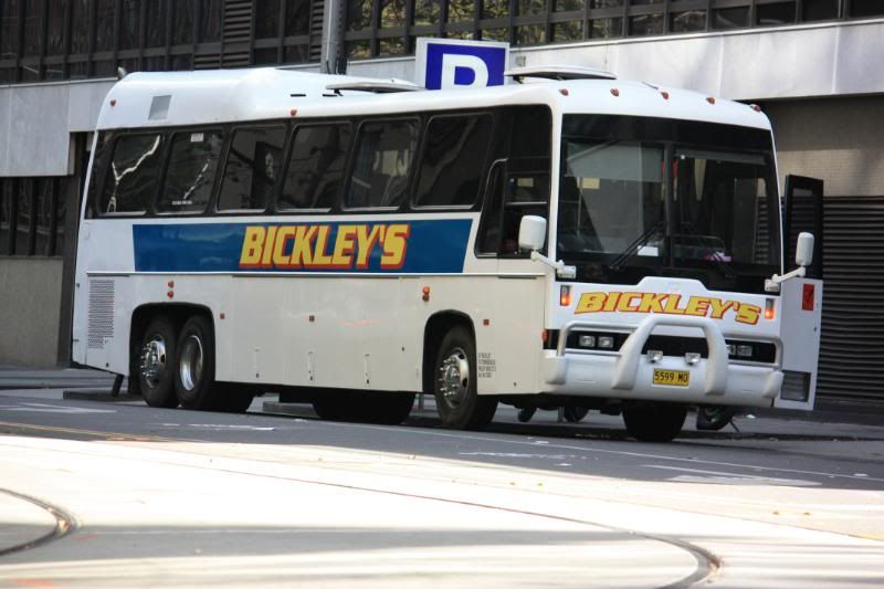 Coaches around Melbourne during March/April (17/04/10).