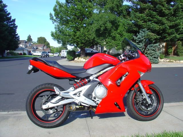 2007 Kawasaki Ninja 650R (RED) $5,700 Kawasaki Motorcycle Forums