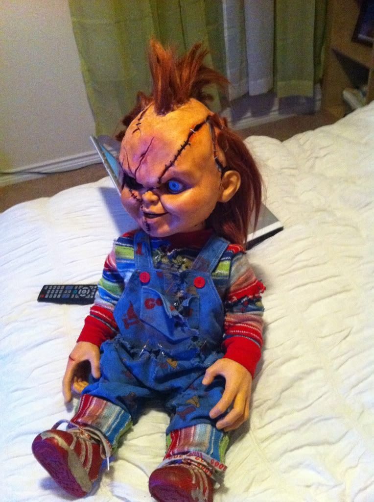 Wanted to share some pics of my custom Bride of Chucky doll prop replica
