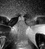 b/w kissing cars Pictures, Images and Photos