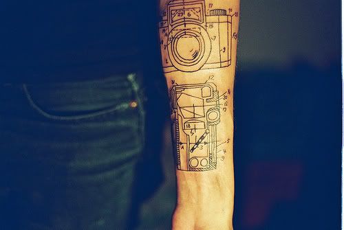 Camera Schematic Tattoo