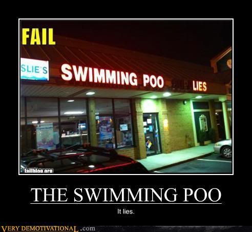 Swimming In Poop