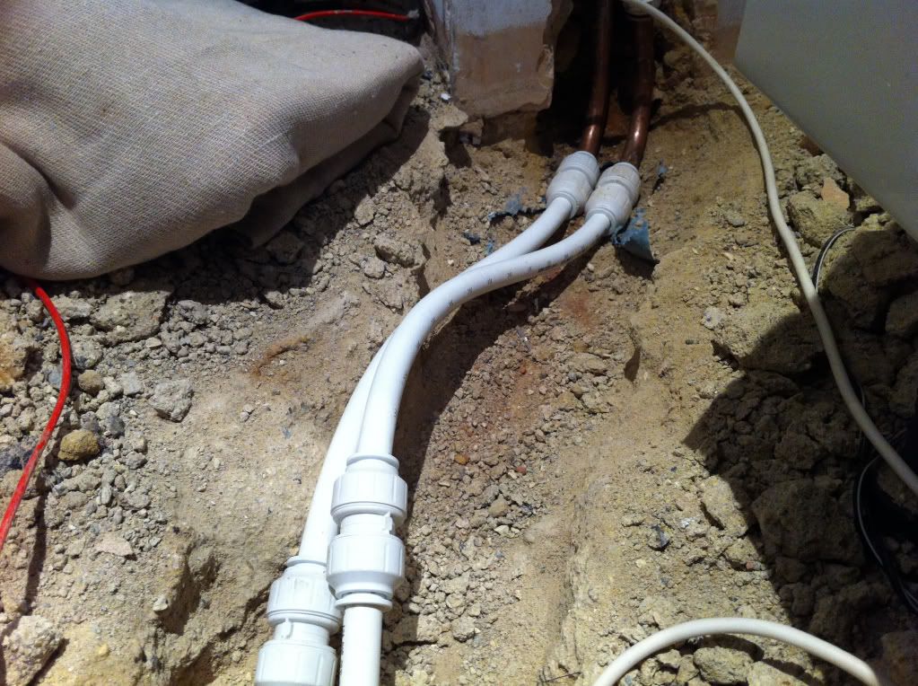 Had leak, replaced pipe, new pipe moves when hot under floor Page 1