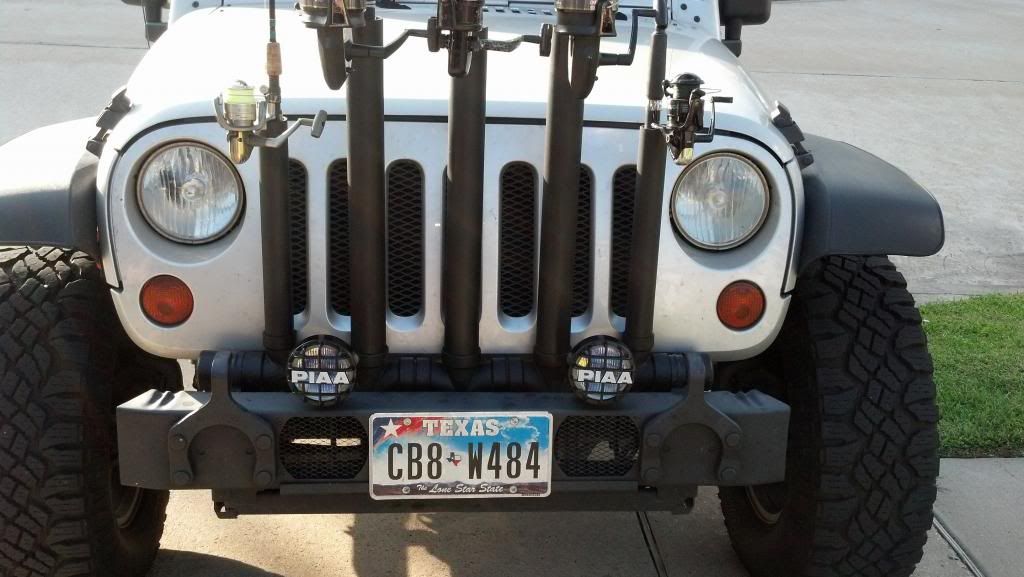 jeep fly rod holder