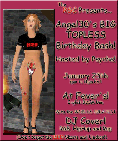 Angel30's Birthday Invite