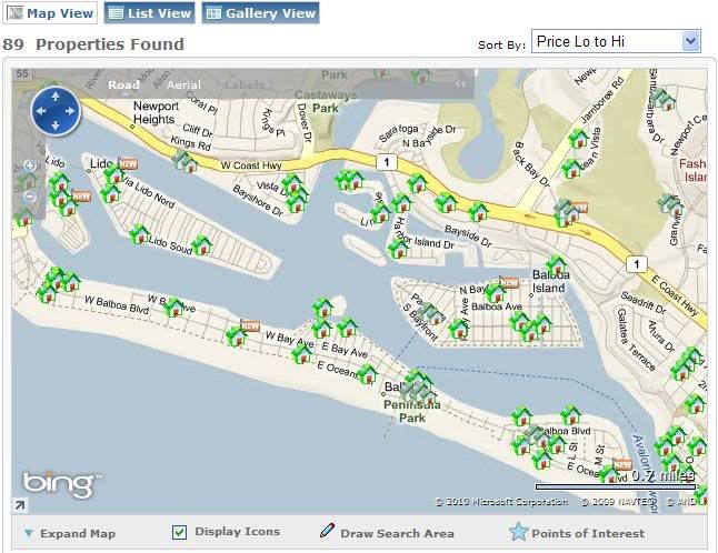 Balboa Peninsula Map