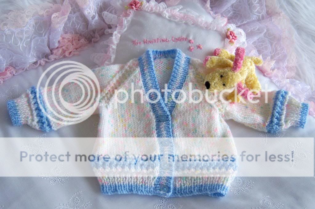 Hand Knitted Baby Cardigans Sizes 0 3mths 3 6mths Colour Choice Brand New