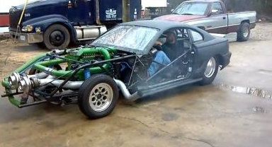 A Diesel-Powered, Tri-Turbo Mustang