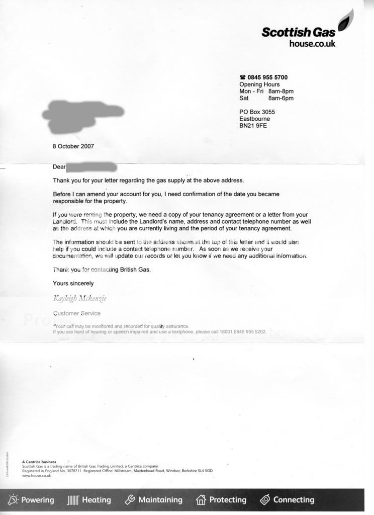 Help Please - British Gas Default